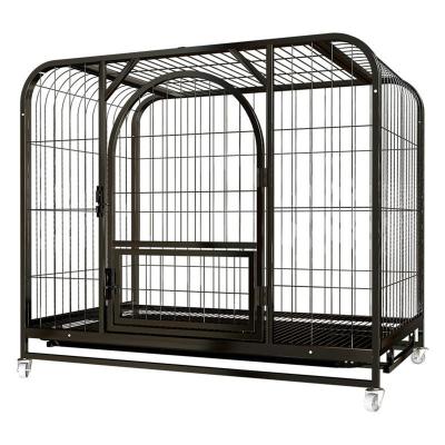 China Wholesale High Quality Viable Thickened Folding Detachable Iron Cage Pet Kennel Dog Cage for sale