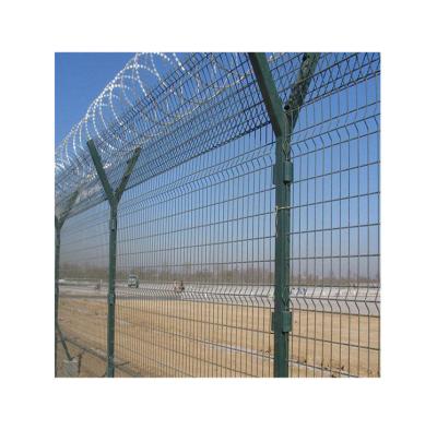 China ECO-FRIENDLY Hot Sale Premium Galvanized Airport Powder Coated Durable Anti Climb Small Hole Wire Mesh for sale