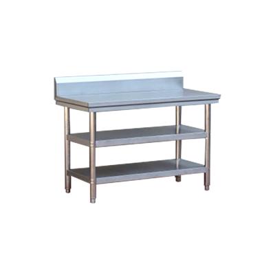 China Modern Best Selling Food Grade Material Third Layer Stainless Steel Height Adjustable Workbench for sale