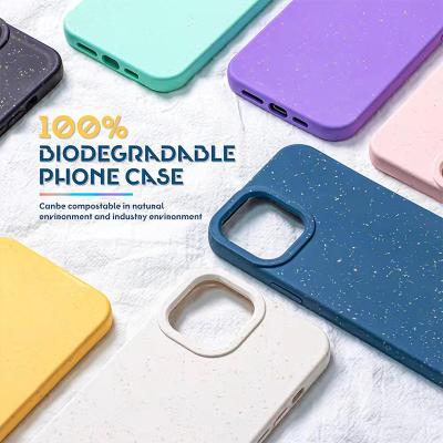 China Shockproof Eco Friendly Pla Material Recycled Phone Case 100% Biodegradable Case For iPhone 13 for sale