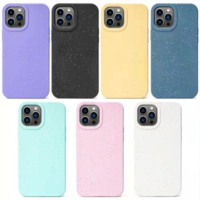 China Hot Sale Environmental Protection Phone Case Full Shockproof Biodegradable Eco-friendly Case Customized Digital Printed Phone Case for sale