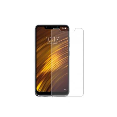 China Anti-fingerprint 9H 2.5D 0.2mm tempered glass screen protector film for Xiaomi MI Pocophone F1 for sale