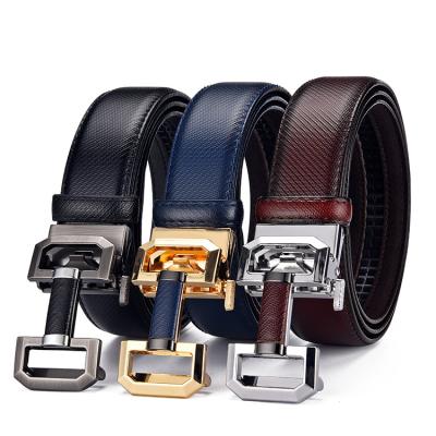 China High Quality Durable Alloy Buckle Belt Men's Automatic Business Casual Dress Belt Wholesale for sale