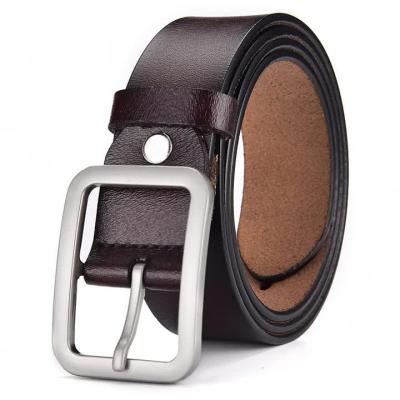 China Manufacturer Sales Classic Business Cases For Men's High Quality Durable Male Pin Belt Dermis Belt for sale