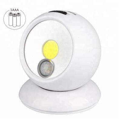 China 3W Room COB PIR Auto Motion Sensor Light Intelligent Magnetic Lamp Night Lights for Cabinet for sale