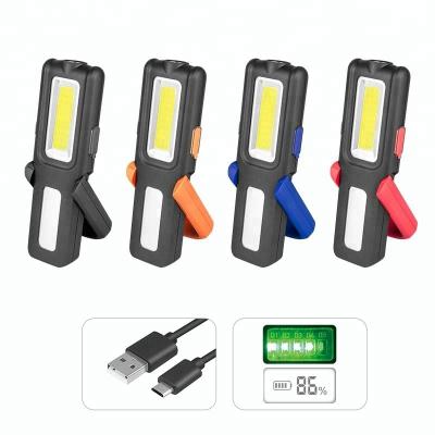 China Rechargeable Emergency Work Light with Magnetic Base Ultra Bright LED Flashlight, Inspection Lamp for Car Repair for sale