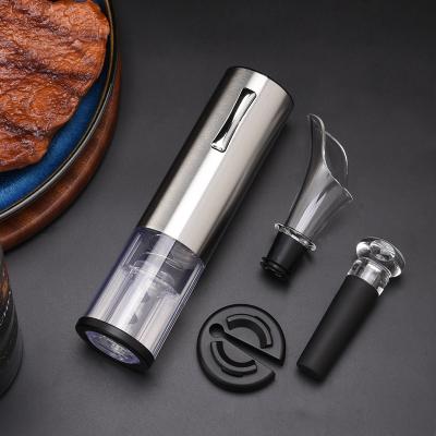 China Stainless+Acrylic+ABS Portable Multifunctional Wine Opener Set All In One Smart Bottle Opener Gift Electric Wine Opener for sale