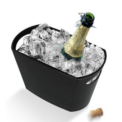 China Large Champagne Beverage Ice Bucket Chiller Foreign Wine Bucket Viable Portable Ice Cooler Container for sale