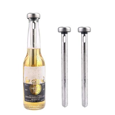 China Viable Mini Cooled Deep Popsicle Bottled Soda Cooling Stainless Steel Beer Fridge Stick Set for sale