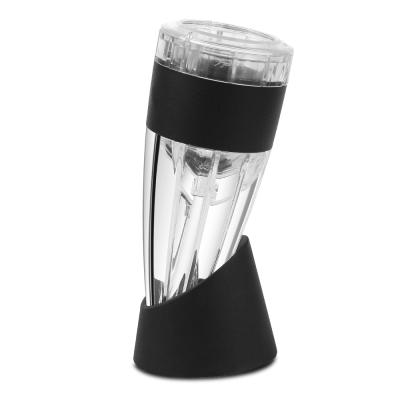 China Best Sustainable In Essential Style Budget Red Wine Aerator Handheld Acrylic Aeration Pour Spout for sale