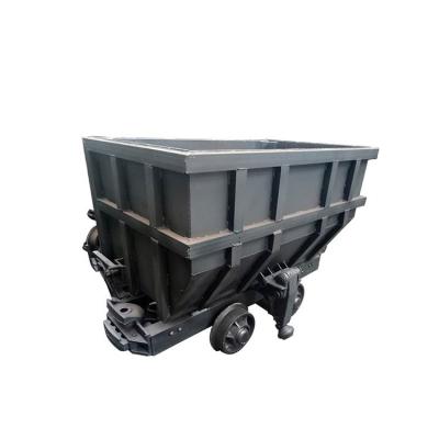 China energy & Mine Mining Wheels Set Curved Rail Side Dump Car Underground Mine Car for sale