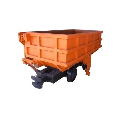 China energy & High Quality Full Grade Mining Cart Curved Rail Side Dump Mine Car for sale