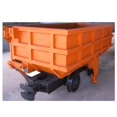 China energy & Good Quality Cheap Price Coal Mine Trolley Mine Man Mining Truck Curved Rail Side Dump Mine Car For Sale for sale