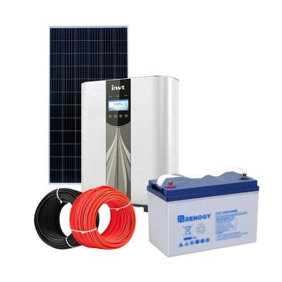 China Home Easy Install 4kw Off Grid Solar System With Battery for sale