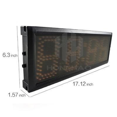 China 2020 Hangzhou Honghao Outdoor Top 4 Digits GYM LED Clock Crossfit Timer Large Class In LED Displays for sale