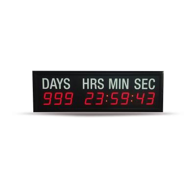 China 1.8 Inch 9 Days Indoor RED Manual Timer 999 Days Digital Countdown Clock for sale