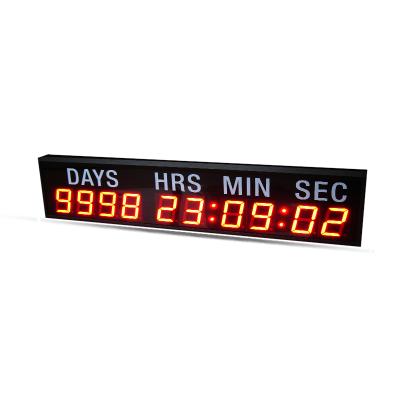 China [Personal customization] 10 Bit 2.3 Inch LED Indoor Digital Cross Countdown Timer Remote Control Si Simple Mute Matching External Power Supply for sale