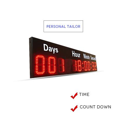 China [Honghao] Countdown Timer 6 Inch 9 Bit LED Day Indoor Digital Clock Timer Wholesale Customization for sale