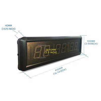 China Honghao Digital Countdown Multi-Function Retail Desktop 4 Digit LED Second Programmable Remote Countdown Tiny Timer for sale