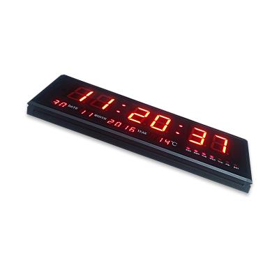 China [Private customization] Indoor wholesale products figure 6 3 inch height color LED clock digital clock timer customized indoor bedside table / for sale