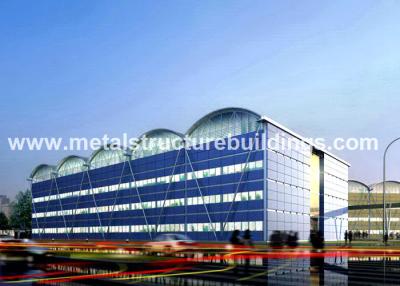 China Wide Span Architectural Steel Structures With Color Steel Sheet Roof for sale