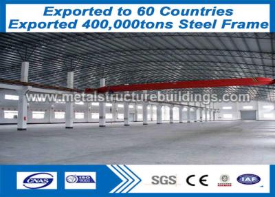 China Long Span Prefab Steel Frame Erection Formed Building Muti Floor Seriously Painted for sale