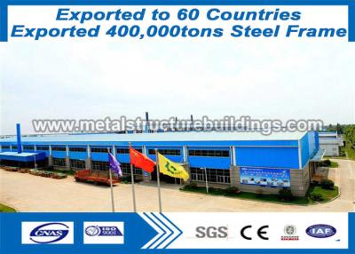 China S355JR Prefab Steel Frame Light Formed R&M Steel Buildings Export To Portugal for sale