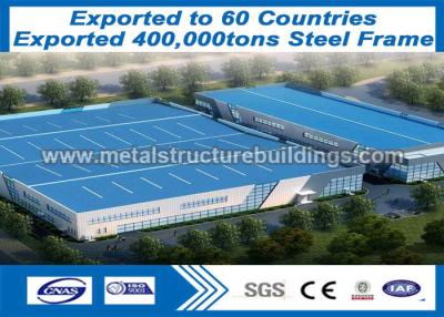 China ISO9001 Prefab Steel Frame , Lightweight Metal Framing To Freetown Market for sale