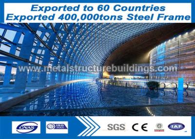 China Construção de aço de grande resistência do período Q345 largo, estrutura de construção pré-fabricada à venda