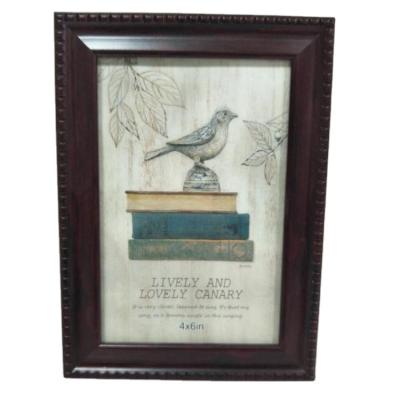 China Environmental Friendly Wholesale Wooden Handwork Wooden Photo Frames Retro Style Wooden Picture Frame Display Frame For Photography for sale