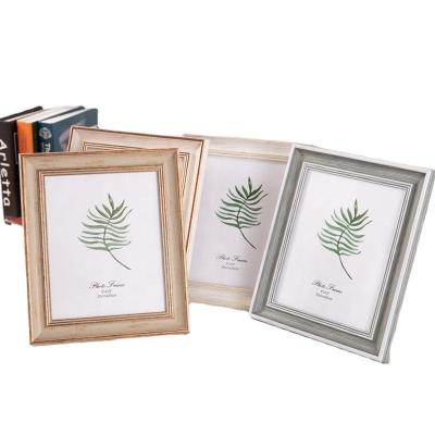 China Environmental Friendly Wholesale Special Promotion Customized High Quality RESIN Photo Frame Simple Style RESIN Photo Frame for sale