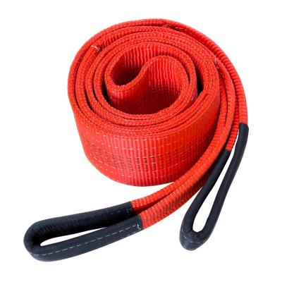 China Low price hot selling high tenacity polyester webbing sling lifting eye to eye 2t all size for sale