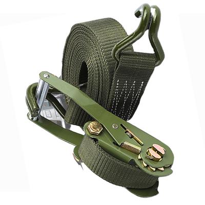 China Doing Cargo Lashing Belt Factory Wholesale Hook Car Truck Tow Rope Towing Belt Tow Belt Flat Strap for sale