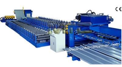 China Trapezoidal Roofing Sheet Roll Forming Machine for sale