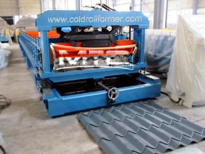 China Roofing Glazed Tile Roll Forming Machine for sale