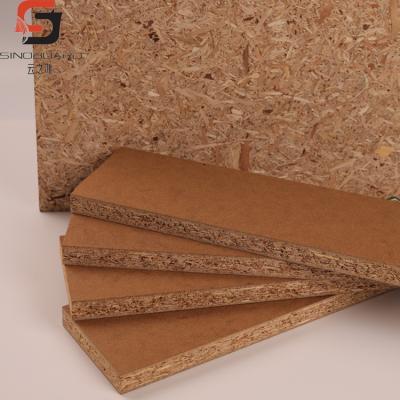 China Manufacturer Supply E0 E1 18mm Modern Chipboard Moisture Proof Melamine Cheap Chipboard Sheet Particle Board for sale