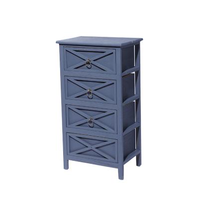 China Drawers Draw Wardrobe Modern European Bedroom Cabinet Folding Hotel Style Wooden Locker for sale