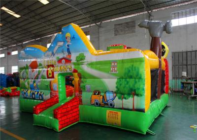 China Castillo animoso de Platón del PVC de la despedida del patio interior inflable de la casa en venta