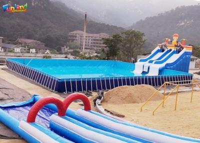 China Diapositiva inflable de la piscina 0.9m m de la lona de encargo grande del PVC para los niños en venta