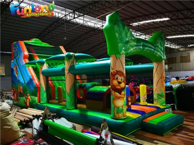 China Casas tropicales de la despedida de Forest Bouncy Little Tikes Inflatable en venta