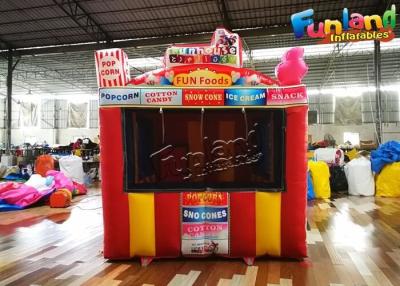 China Quiosco inflable del patio trasero móvil de la tienda de la cabina de la comida de los niños para el partido en venta