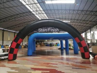 China arco inflable de nylon del final del comienzo de la parada del PVC TarpaulinRip de 0.55m m en venta