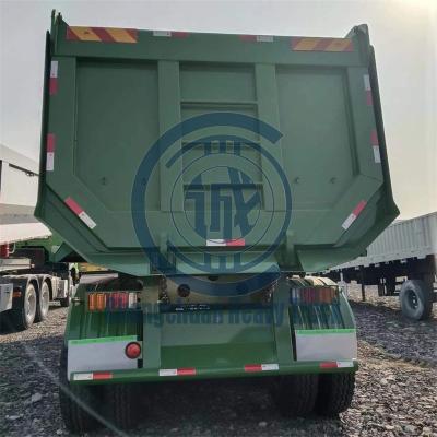 China Truck Trailer BPW 60 Axles U Shaped Axles 3 Tons Loading Dumper Truck TrailersSemi-Trailer for sale