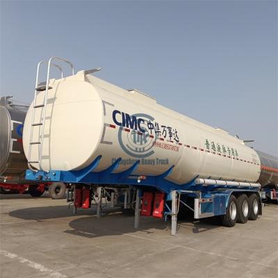 China China factory sale 3 axles 45CBM liquid transport fuel tank semi trailer OEM service trailer truck for sale for sale