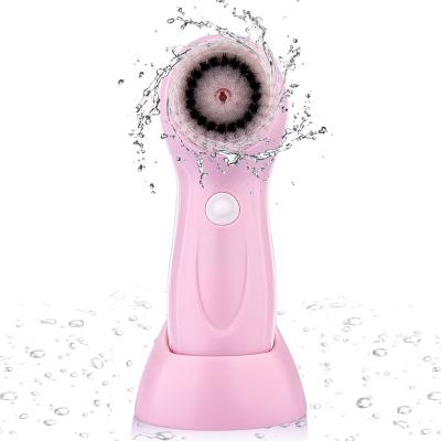 China 3-in-1 Brush Deep Pore Deep Cleansing Rechargeable Electric Facial Cleansing Device for sale