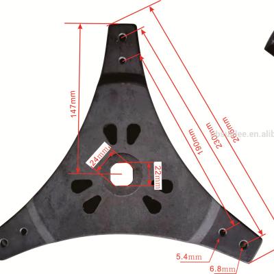 China Die Casting Factory Supply Die Casting Aluminum Washing Machine Spare Parts Drum Spider Triangle SL T02 for sale