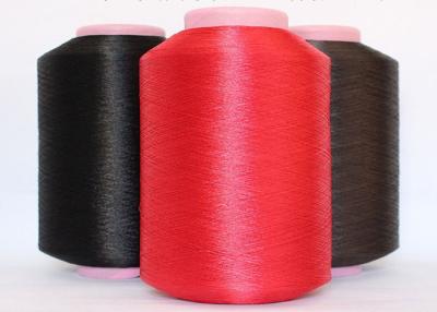 China Tenacidade alta brilhante 100D fio industrial preto/vermelho de Nylon6 FDY a 6000D à venda