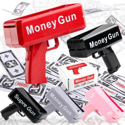 China Toy Spot Electronic Goods Gold Silver Spray Gun Electric Gun Toy For Party Custom Logo for sale