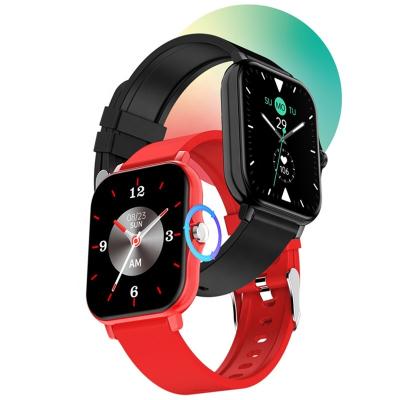 China Smart Watch H300 Android Touch Screen IP67 Square Sport Smart Watch Waterproof Blood Pressure Oxygen Monitor Flashlight for sale