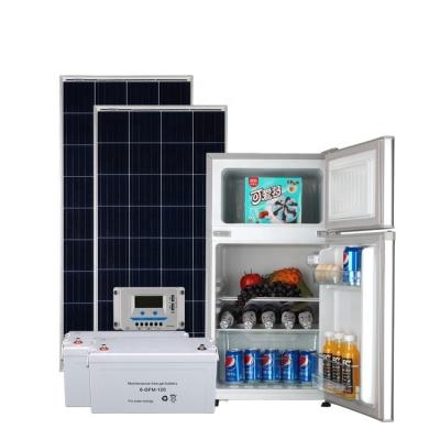 China COMPRESSOR 85L 12v 24v DC Compressor Fridge Solar Battery Caravan Fridge Freezer for sale